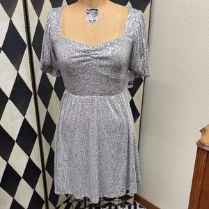 Adorable Sequin Sweetheart Dress